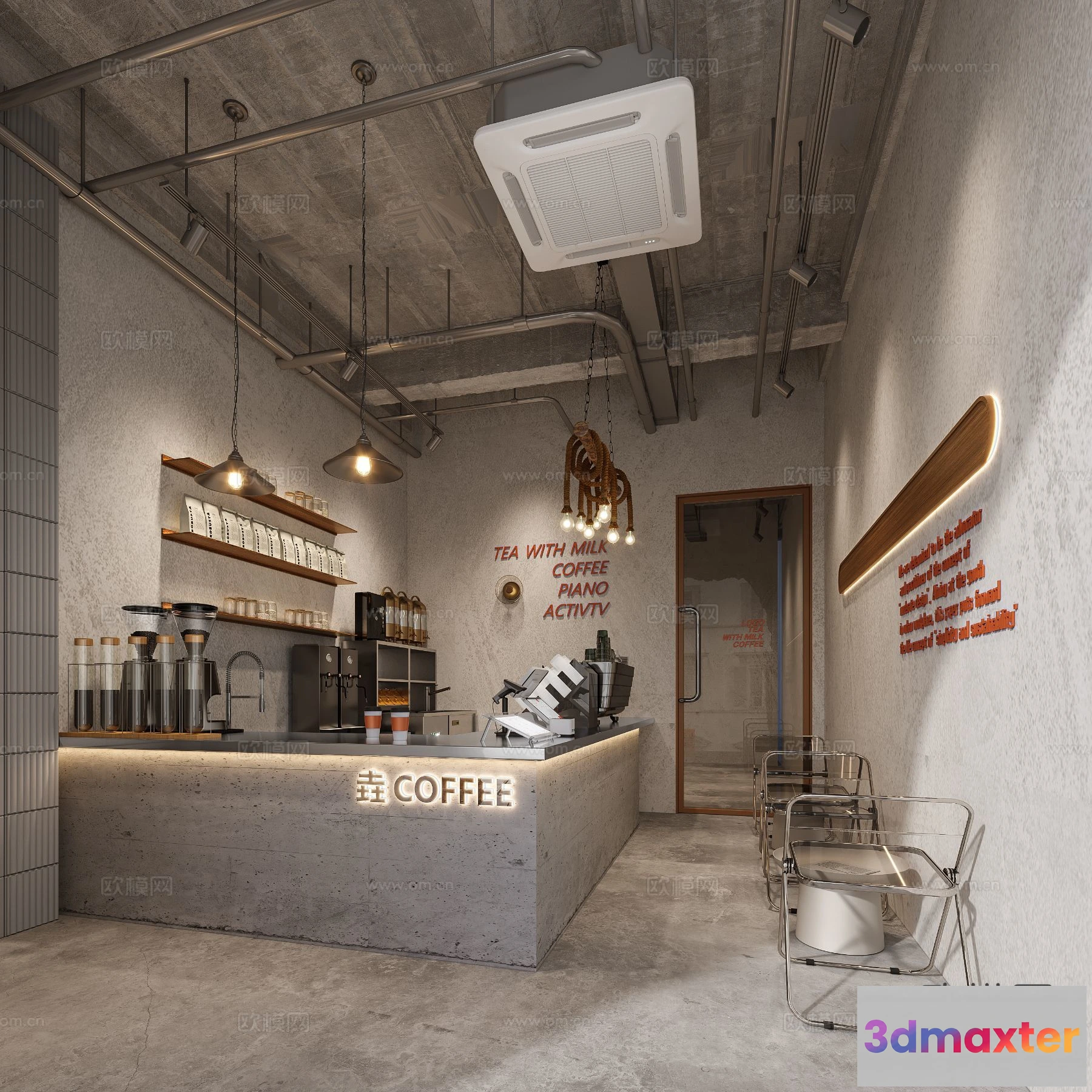 1515962 - RESTAURANT & COFFEE SHOP - 3D Model For Interior Design - 1151 3D Max