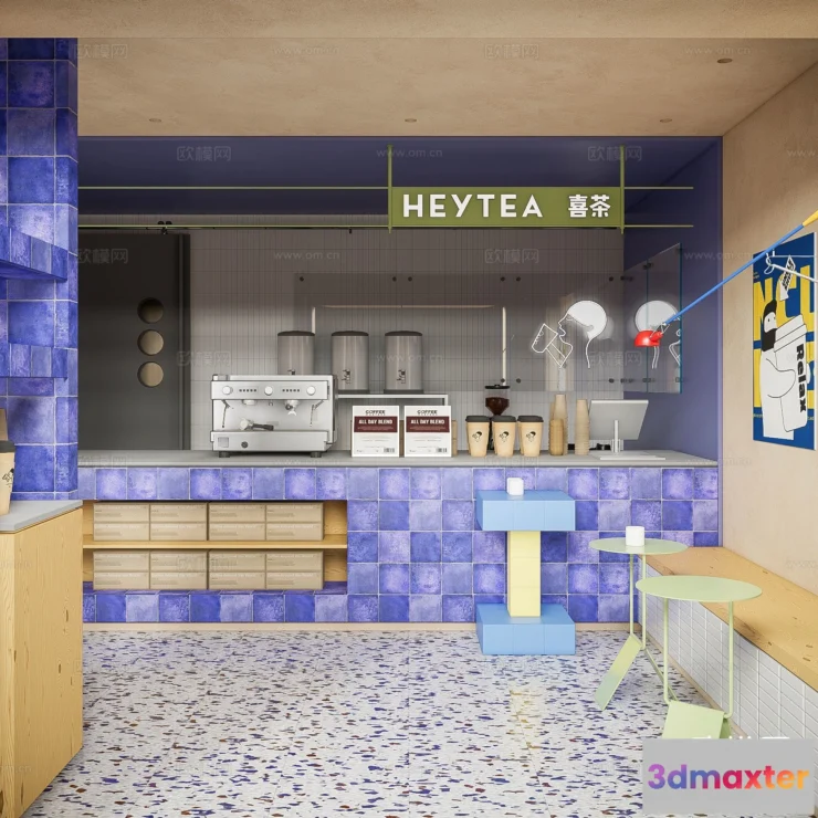 1515972 - RESTAURANT & COFFEE SHOP - 3D Model For Interior Design - 1156 3D Max