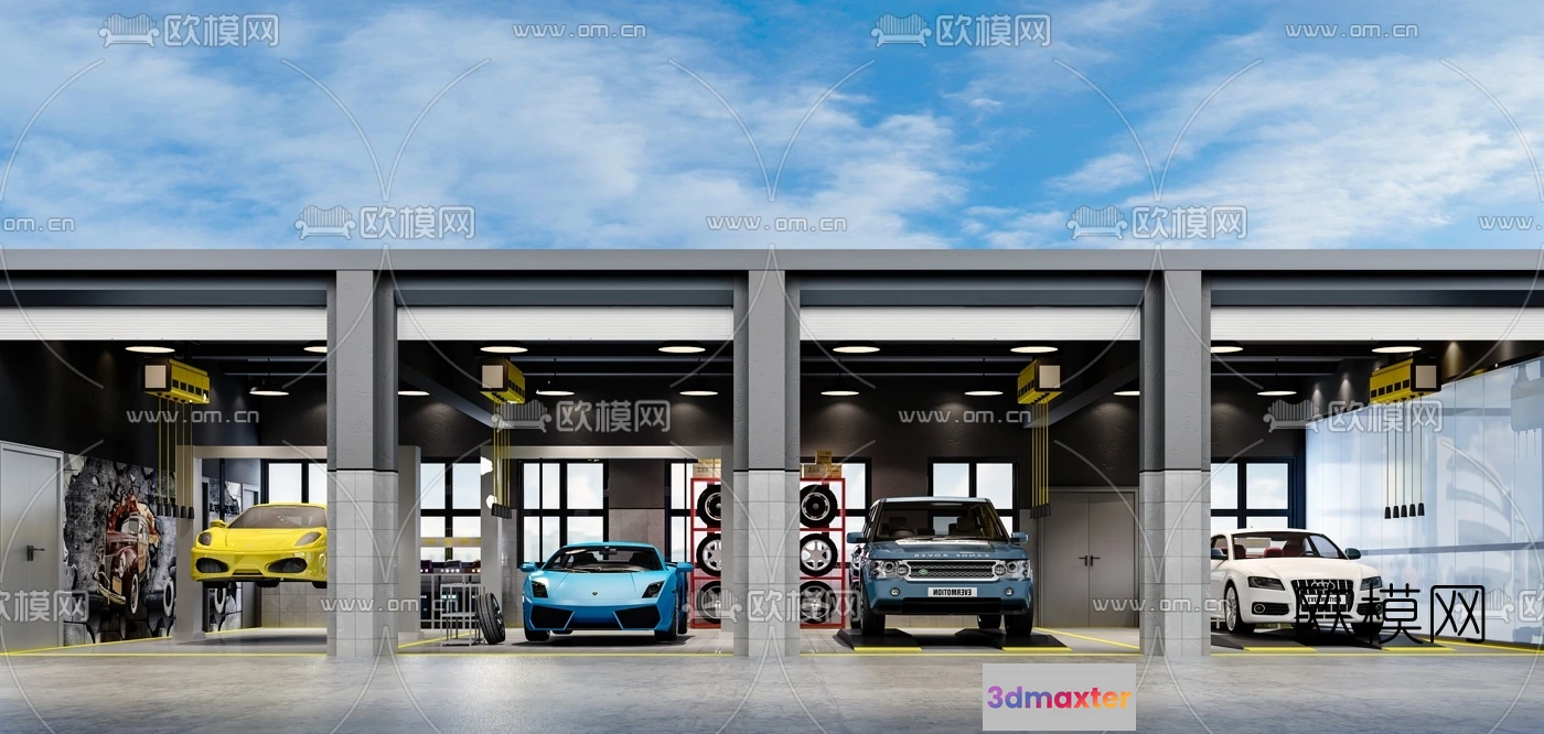 1517468 - GARAGE - 3D Model For Interior Design - 1904 3D Max