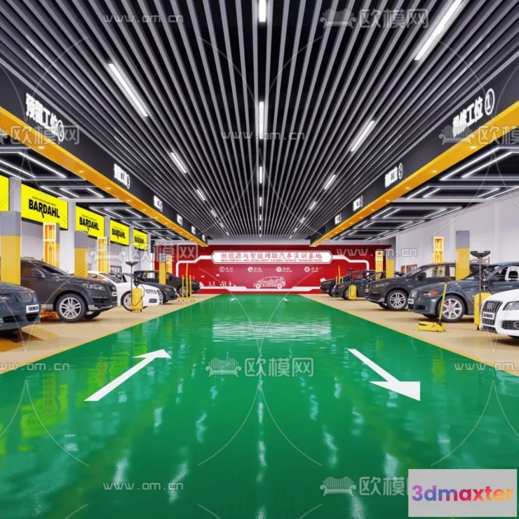 1517504 - GARAGE - 3D Model For Interior Design - 1922 3D Max