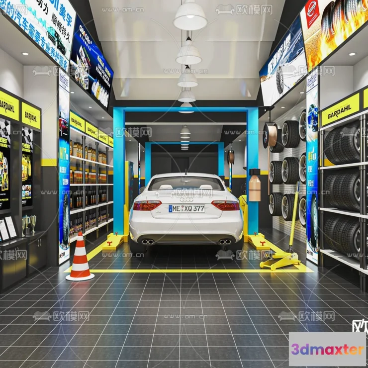 1517522 - GARAGE - 3D Model For Interior Design - 1931 3D Max