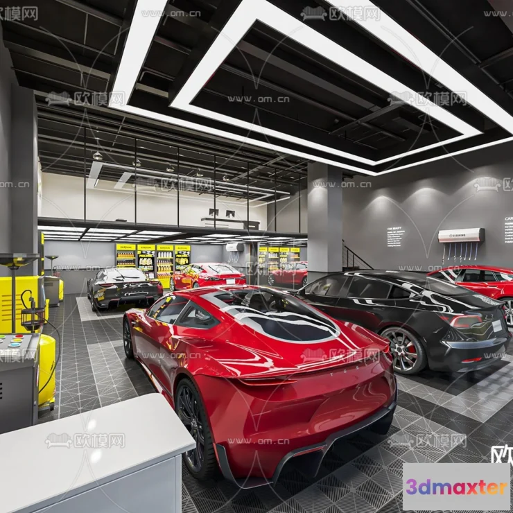 1517524 - GARAGE - 3D Model For Interior Design - 1932 3D Max