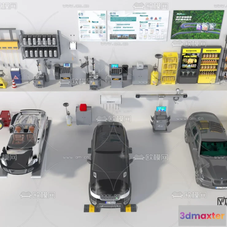 1517542 - GARAGE - 3D Model For Interior Design - 1941 3D Max