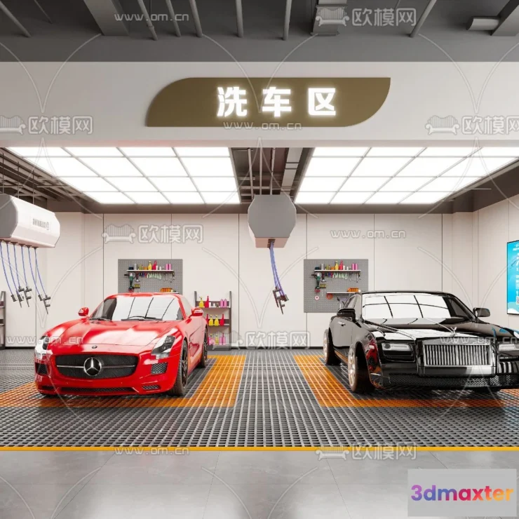 1517546 - GARAGE - 3D Model For Interior Design - 1943 3D Max