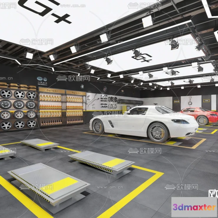 1517550 - GARAGE - 3D Model For Interior Design - 1945 3D Max