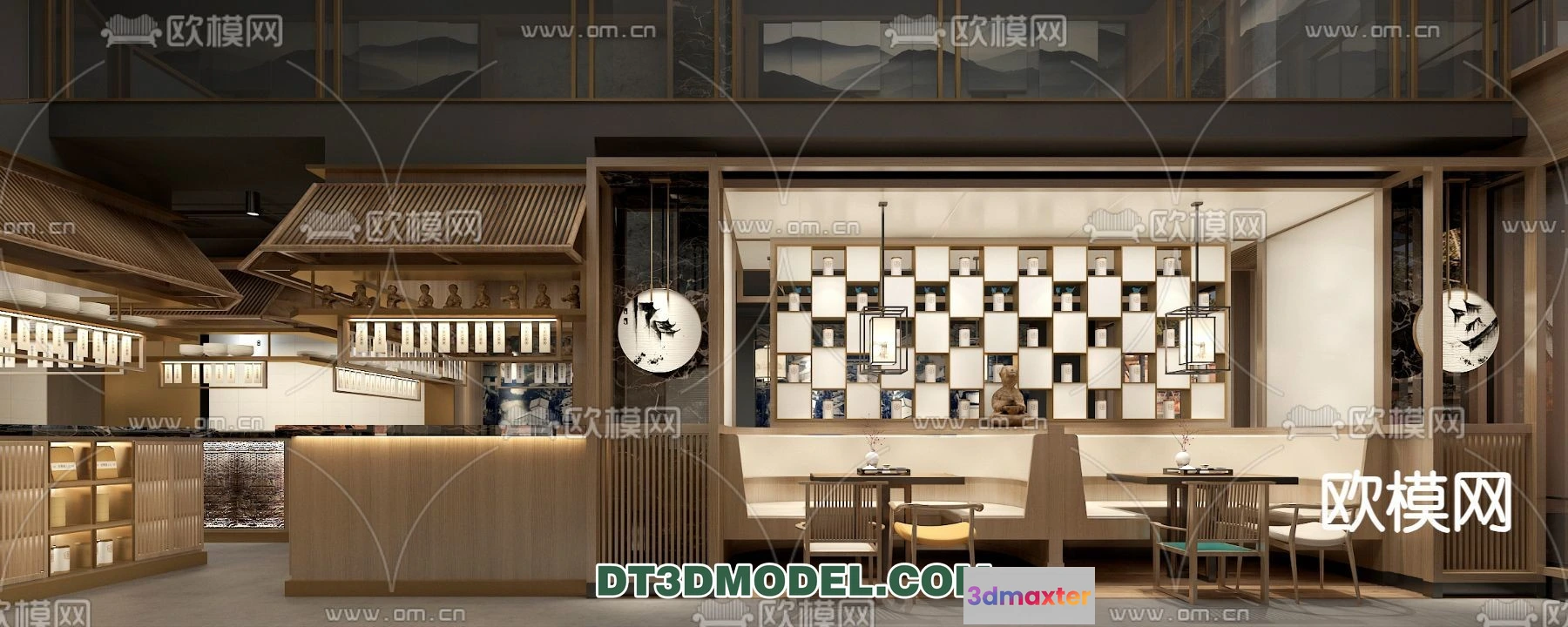 1518486 - RESTAURANT & COFFEE SHOP - 3D Model For Interior Design - 2413 3D Max