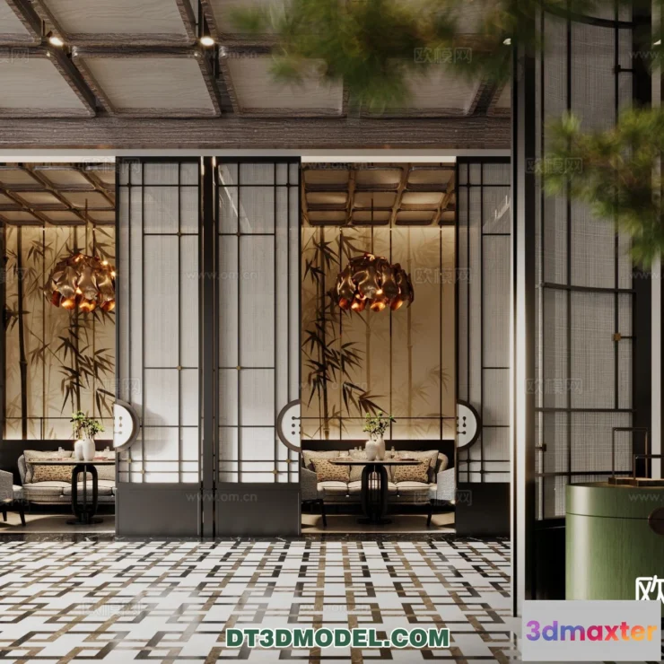 1518510 - RESTAURANT & COFFEE SHOP - 3D Model For Interior Design - 2425 3D Max