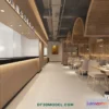 1518540 - RESTAURANT & COFFEE SHOP - 3D Model For Interior Design - 2440 3D Max