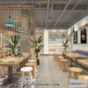 1518586 - RESTAURANT & COFFEE SHOP - 3D Model For Interior Design - 2463 3D Max