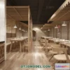 1518596 - RESTAURANT & COFFEE SHOP - 3D Model For Interior Design - 2468 3D Max