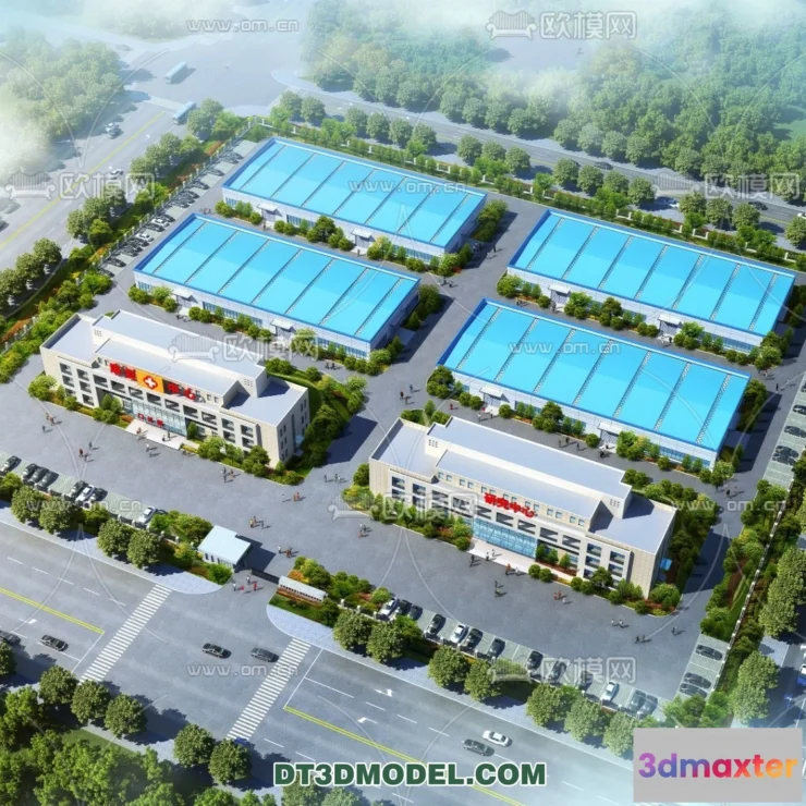 1518614 - PUBLIC COMMERCE SPACE - 3D Model For Interior Design - 2477 3D Max