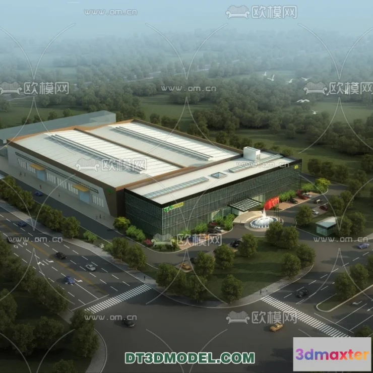 1518624 - PUBLIC COMMERCE SPACE - 3D Model For Interior Design - 2482 3D Max