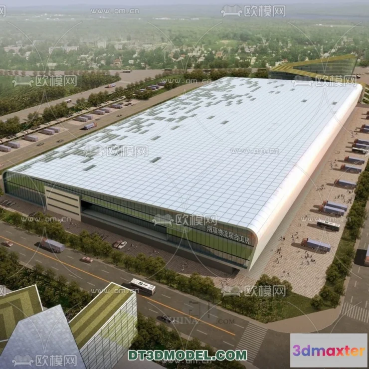 1518636 - PUBLIC COMMERCE SPACE - 3D Model For Interior Design - 2488 3D Max