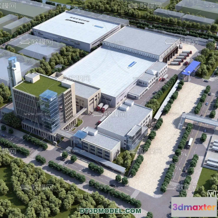 1518646 - PUBLIC COMMERCE SPACE - 3D Model For Interior Design - 2493 3D Max