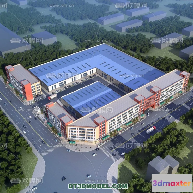 1518656 - PUBLIC COMMERCE SPACE - 3D Model For Interior Design - 2498 3D Max