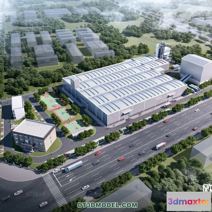 1518794 - PUBLIC COMMERCE SPACE - 3D Model For Interior Design - 2567 3D Max