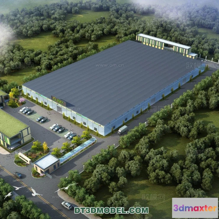 1518800 - PUBLIC COMMERCE SPACE - 3D Model For Interior Design - 2570 3D Max