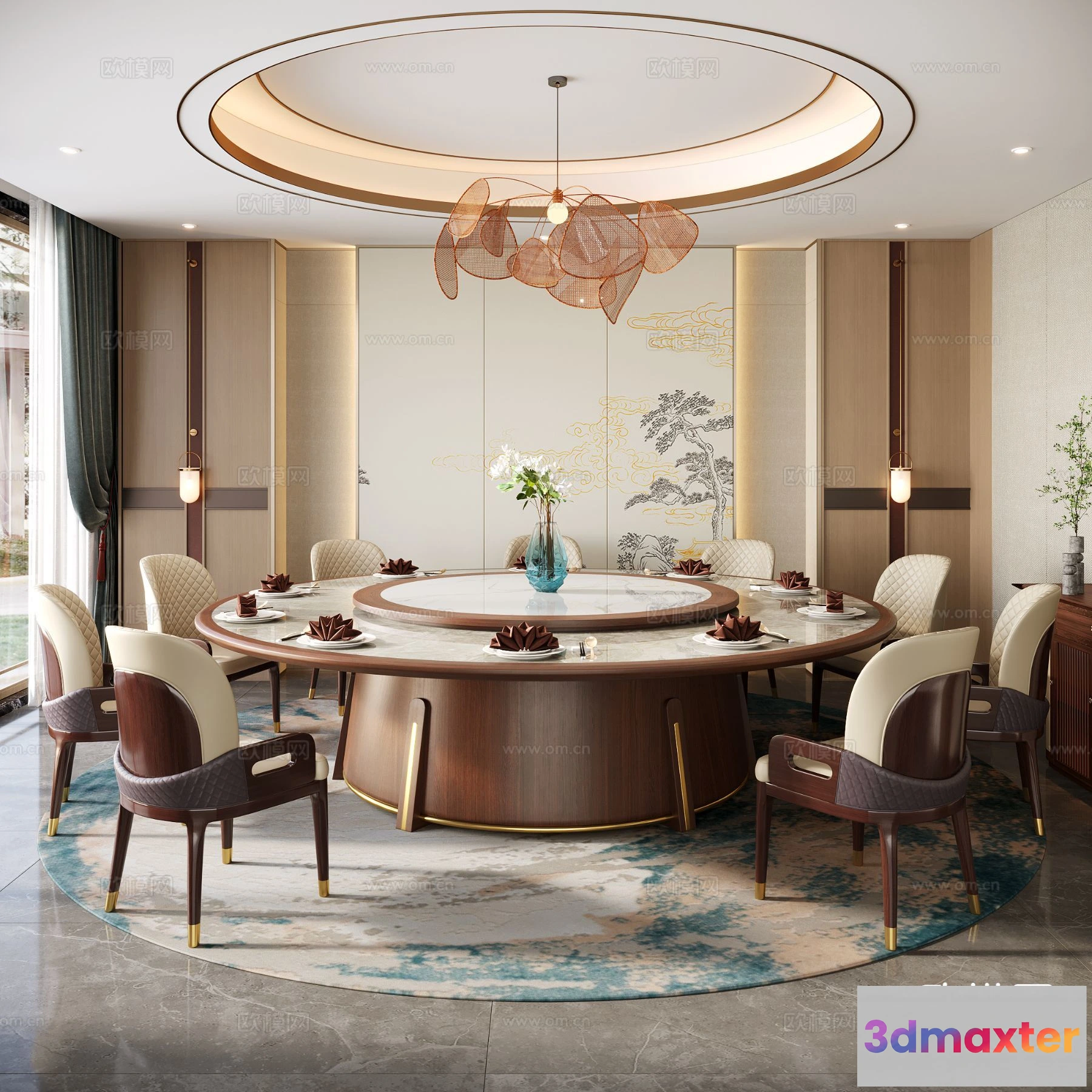 1534976 - RESTAURANT & COFFEE SHOP - 3D Model For Interior Design - 10658 3D Max