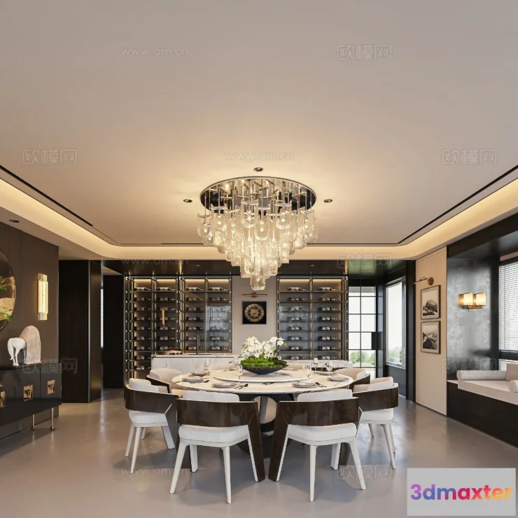 1534998 - RESTAURANT & COFFEE SHOP - 3D Model For Interior Design - 10669 3D Max