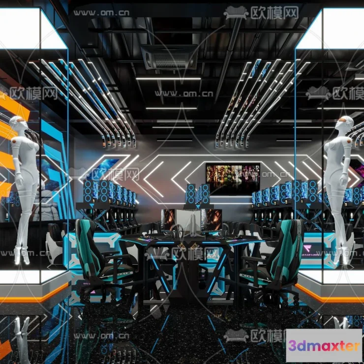 1535278 - PUBLIC COMMERCE SPACE - 3D Model For Interior Design - 10809 3D Max