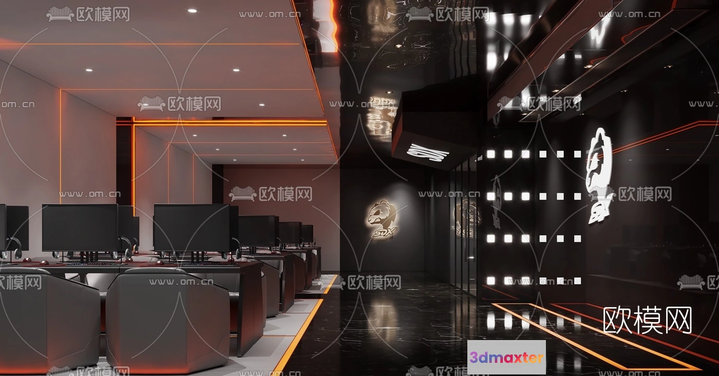 1535312 - PUBLIC COMMERCE SPACE - 3D Model For Interior Design - 10826 3D Max