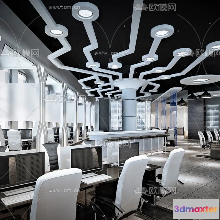 1535324 - PUBLIC COMMERCE SPACE - 3D Model For Interior Design - 10832 3D Max