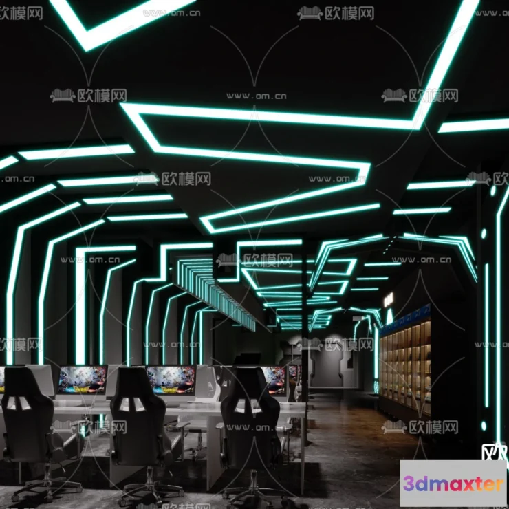 1535336 - PUBLIC COMMERCE SPACE - 3D Model For Interior Design - 10838 3D Max