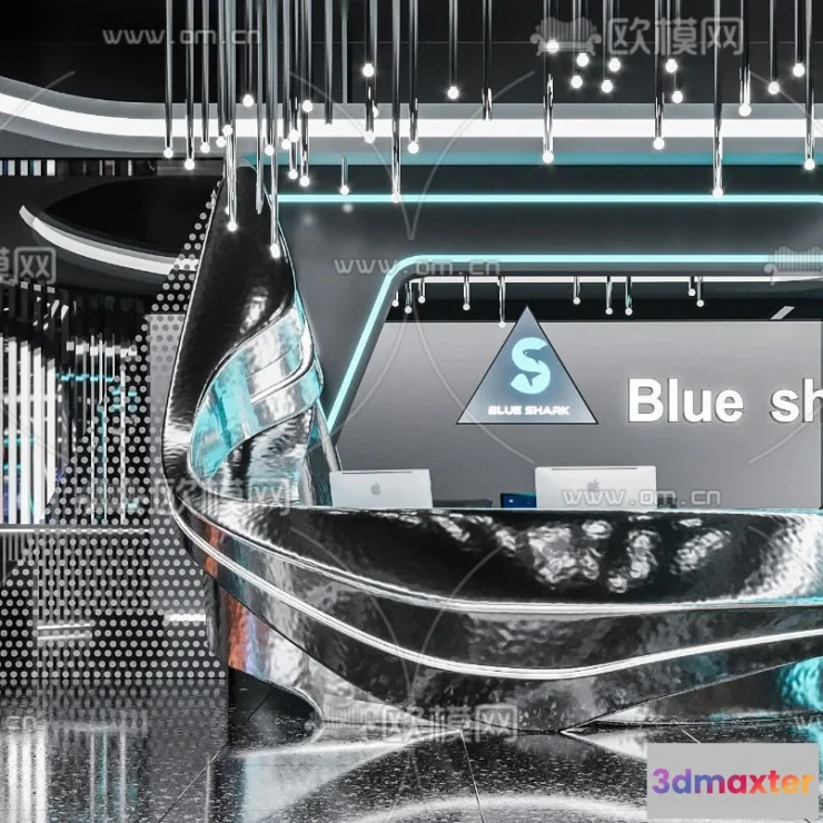 1535384 - PUBLIC COMMERCE SPACE - 3D Model For Interior Design - 10862 3D Max