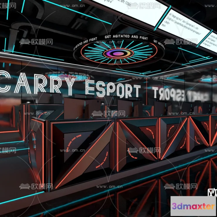 1535396 - PUBLIC COMMERCE SPACE - 3D Model For Interior Design - 10868 3D Max