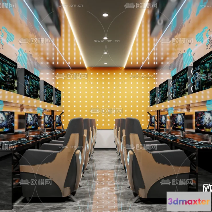 1535408 - PUBLIC COMMERCE SPACE - 3D Model For Interior Design - 10874 3D Max