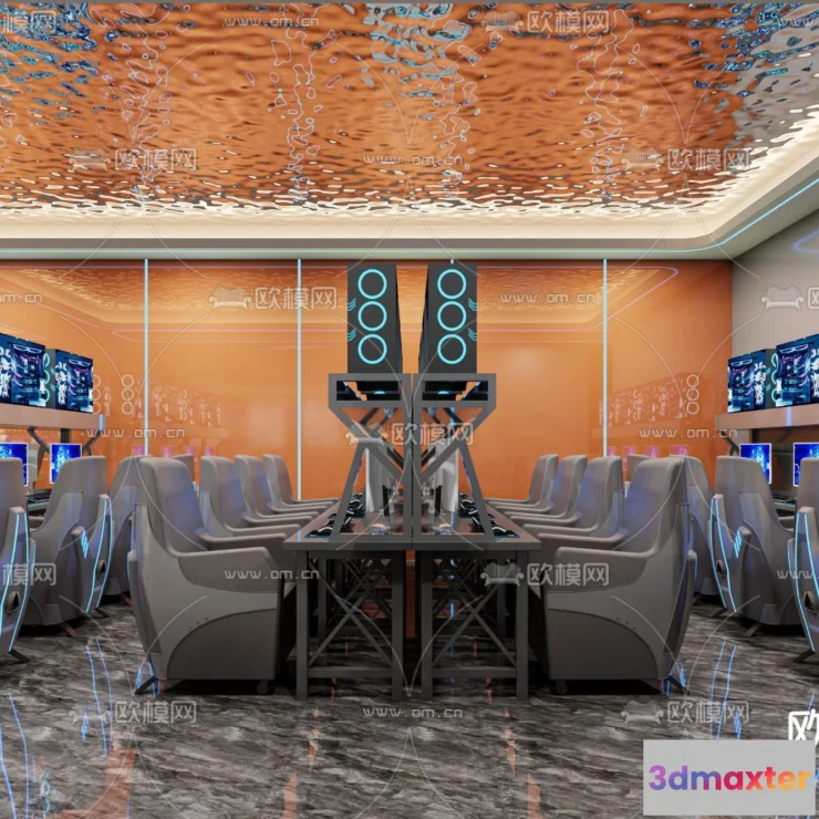 1535414 - PUBLIC COMMERCE SPACE - 3D Model For Interior Design - 10877 3D Max