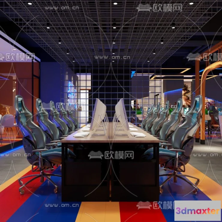 1535418 - PUBLIC COMMERCE SPACE - 3D Model For Interior Design - 10879 3D Max