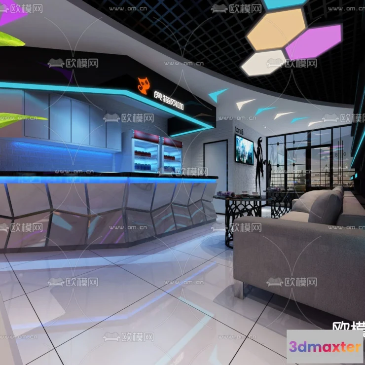 1535430 - PUBLIC COMMERCE SPACE - 3D Model For Interior Design - 10885 3D Max