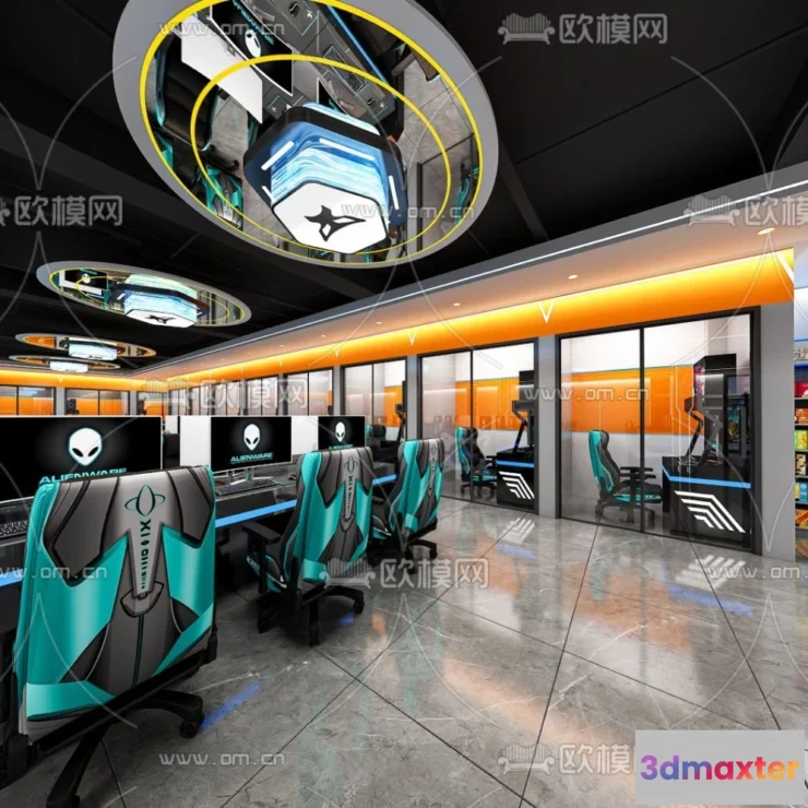 1535440 - PUBLIC COMMERCE SPACE - 3D Model For Interior Design - 10890 3D Max