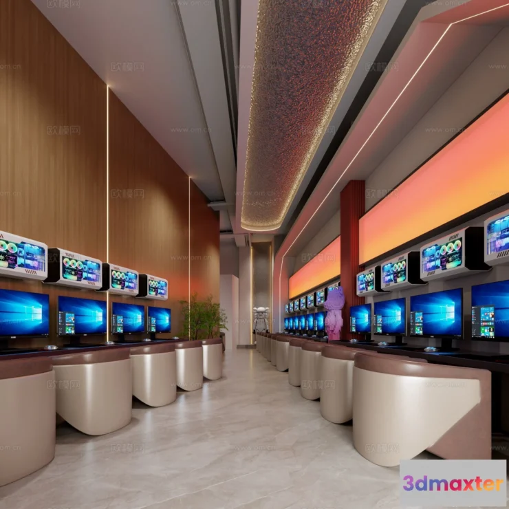 1535446 - PUBLIC COMMERCE SPACE - 3D Model For Interior Design - 10893 3D Max