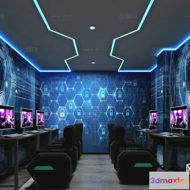 1535450 - PUBLIC COMMERCE SPACE - 3D Model For Interior Design - 10895 3D Max