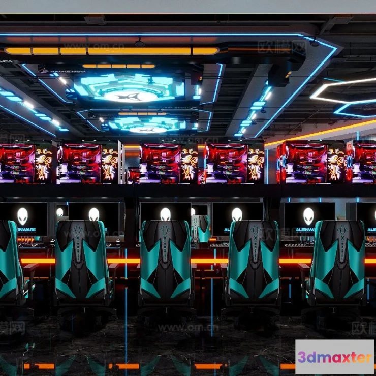 1535460 - PUBLIC COMMERCE SPACE - 3D Model For Interior Design - 10900 3D Max