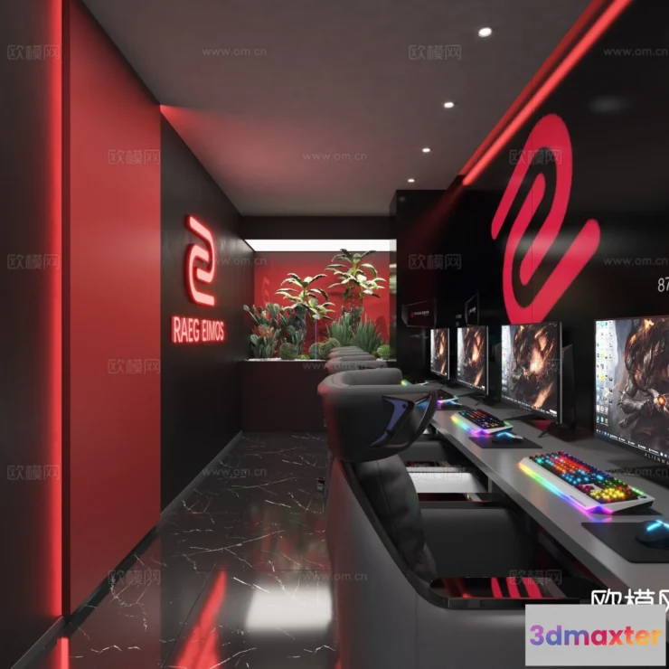 1535468 - PUBLIC COMMERCE SPACE - 3D Model For Interior Design - 10904 3D Max