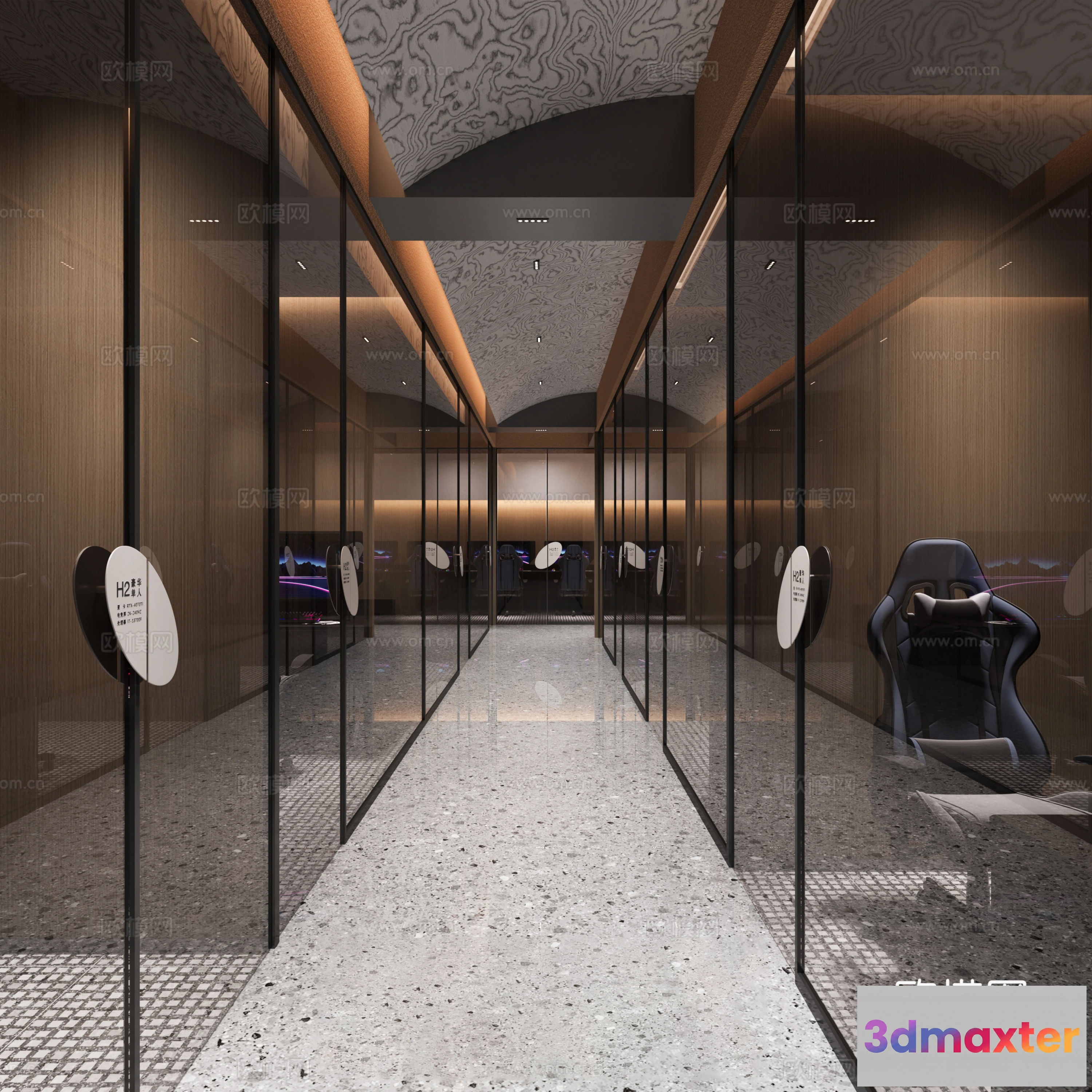 1535482 - PUBLIC COMMERCE SPACE - 3D Model For Interior Design - 10911 3D Max