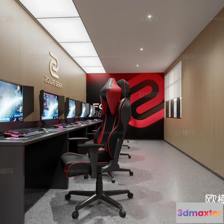 1535484 - PUBLIC COMMERCE SPACE - 3D Model For Interior Design - 10912 3D Max