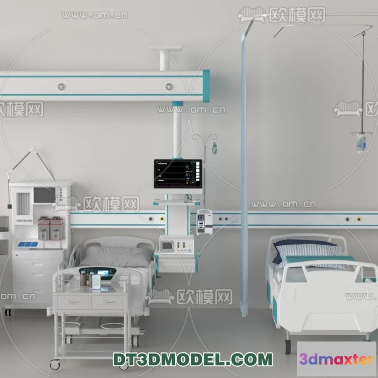 1536326 - HOSPITAL CLINIC - 3D Model For Interior Design - 11333 3D Max