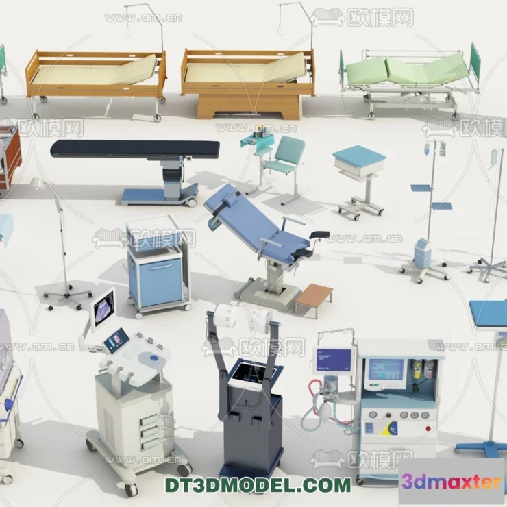 1536338 - HOSPITAL CLINIC - 3D Model For Interior Design - 11339 3D Max
