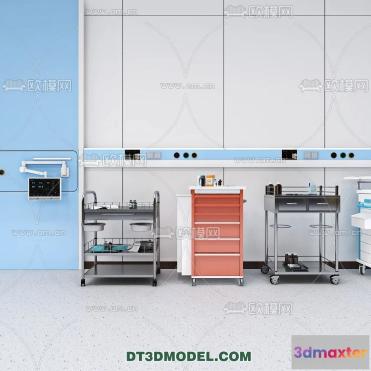 1536366 - HOSPITAL CLINIC - 3D Model For Interior Design - 11353 3D Max
