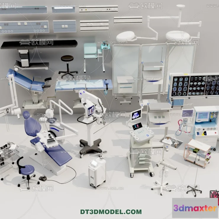 1536368 - HOSPITAL CLINIC - 3D Model For Interior Design - 11354 3D Max