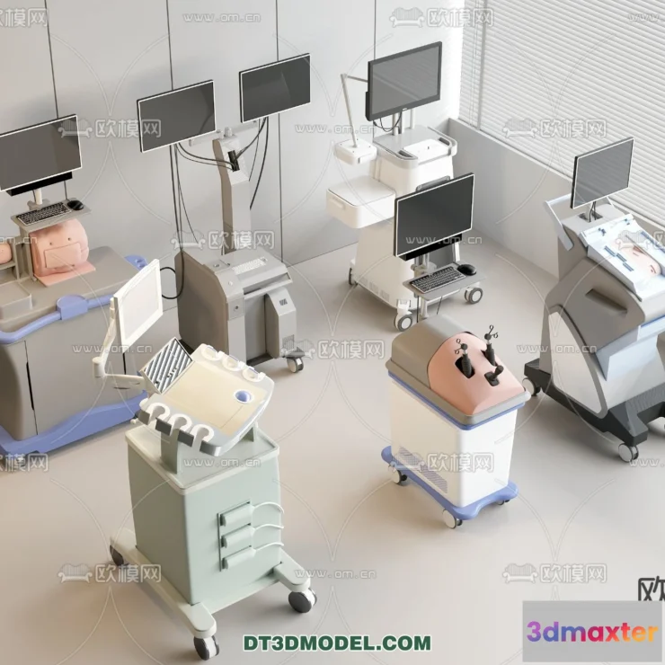 1536376 - HOSPITAL CLINIC - 3D Model For Interior Design - 11358 3D Max