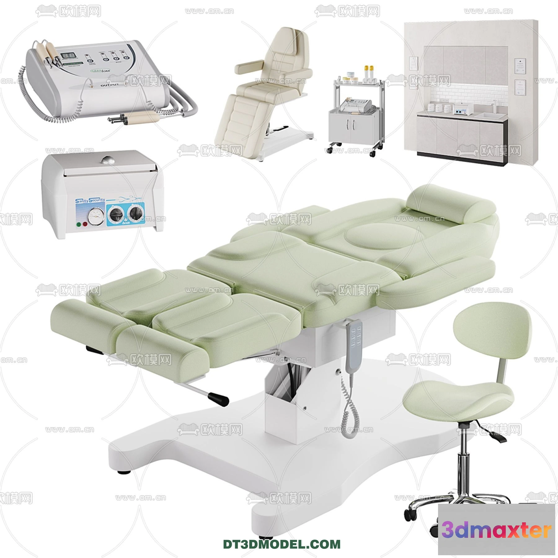 1536378 - HOSPITAL CLINIC - 3D Model For Interior Design - 11359 3D Max