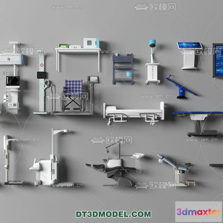1536382 - HOSPITAL CLINIC - 3D Model For Interior Design - 11361 3D Max