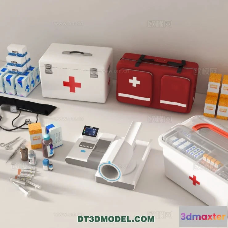 1536432 - HOSPITAL CLINIC - 3D Model For Interior Design - 11386 3D Max