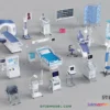 1536444 - HOSPITAL CLINIC - 3D Model For Interior Design - 11392 3D Max