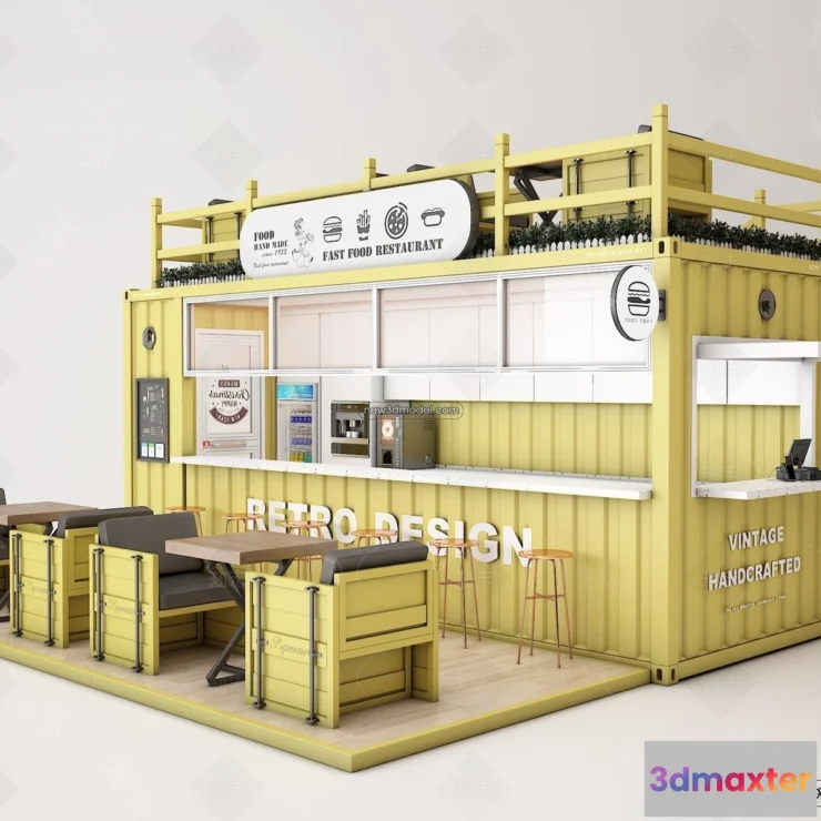 1572356 - 3D Model of Container Coffee - 3D Scene - 009 3D Max